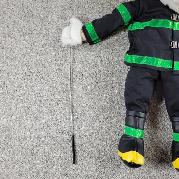 Silly Puppets Fireman Dog Puppet 23" Dalmatian Animal Plush 2008 Rod - Picture 11 of 16